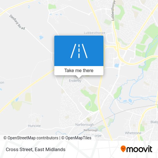 Cross Street map