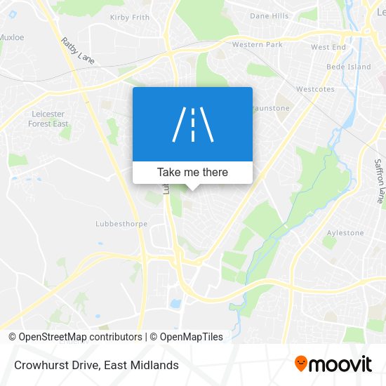 Crowhurst Drive map
