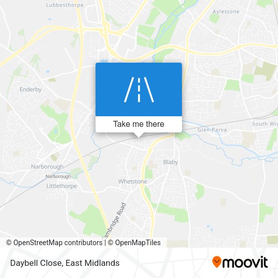Daybell Close map