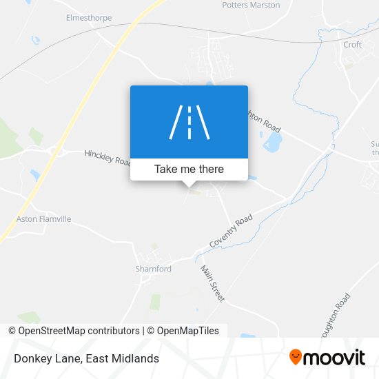 Donkey Lane map