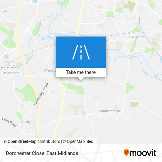 Dorchester Close map