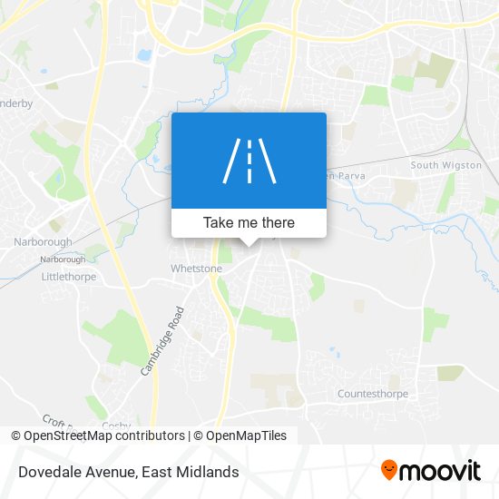 Dovedale Avenue map