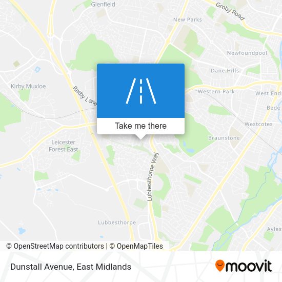 Dunstall Avenue map