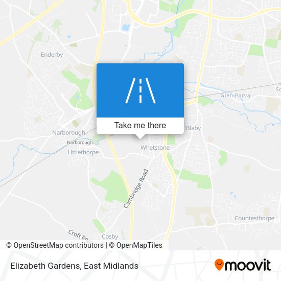 Elizabeth Gardens map