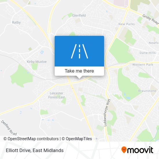 Elliott Drive map