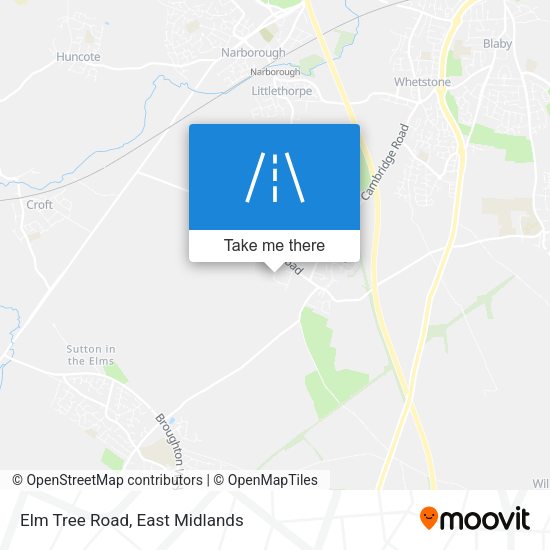 Elm Tree Road map