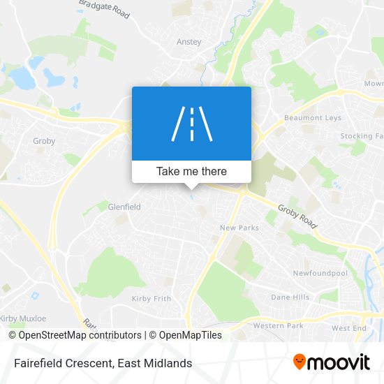 Fairefield Crescent map