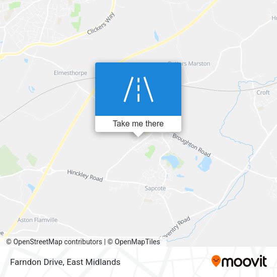 Farndon Drive map
