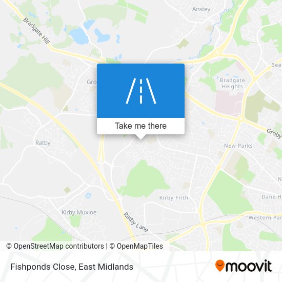 Fishponds Close map