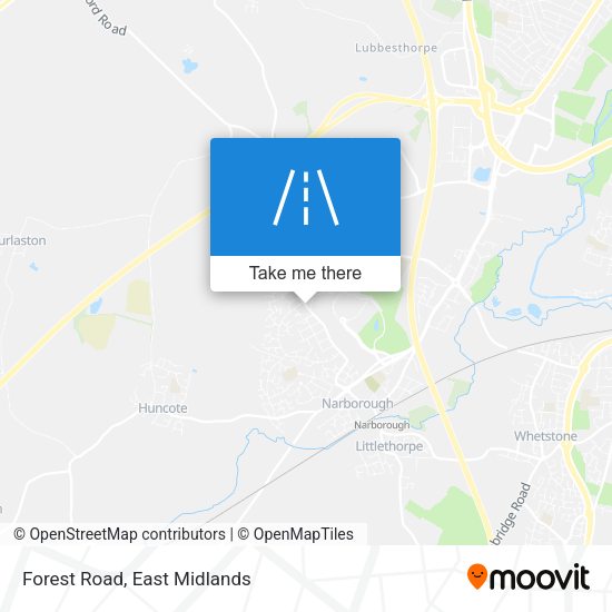 Forest Road map
