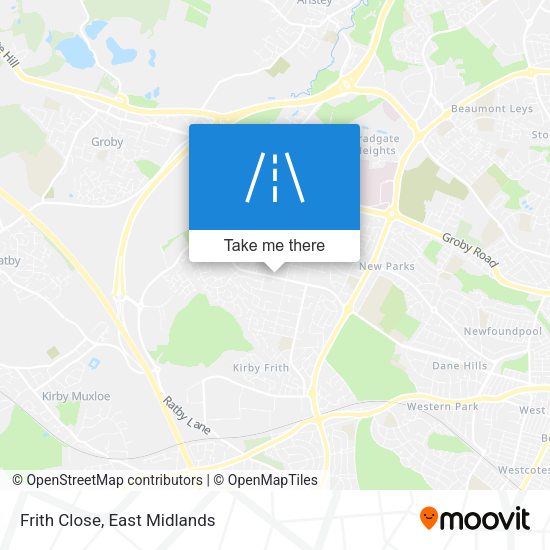 Frith Close map
