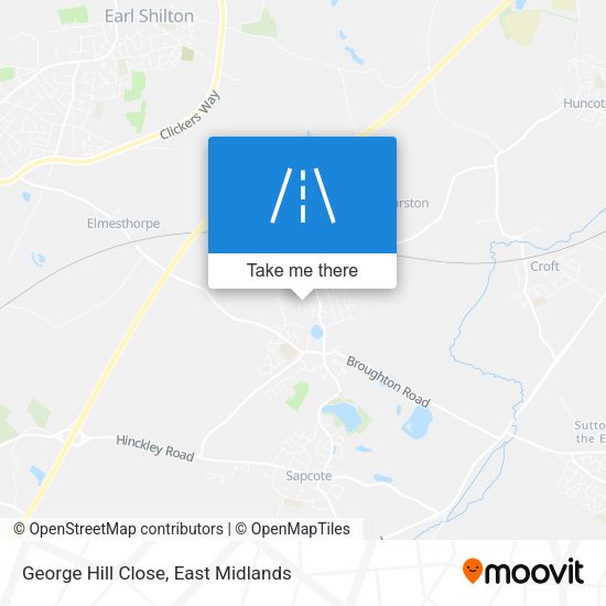 George Hill Close map