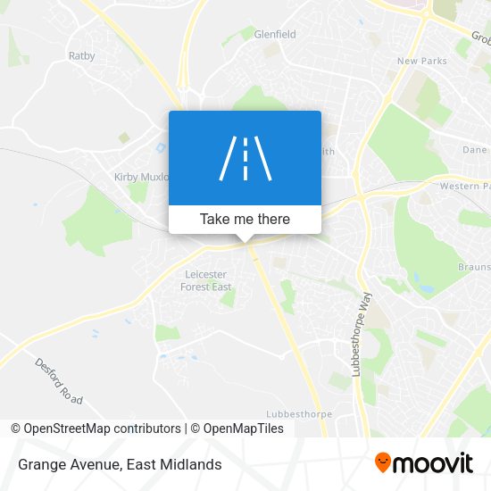 Grange Avenue map