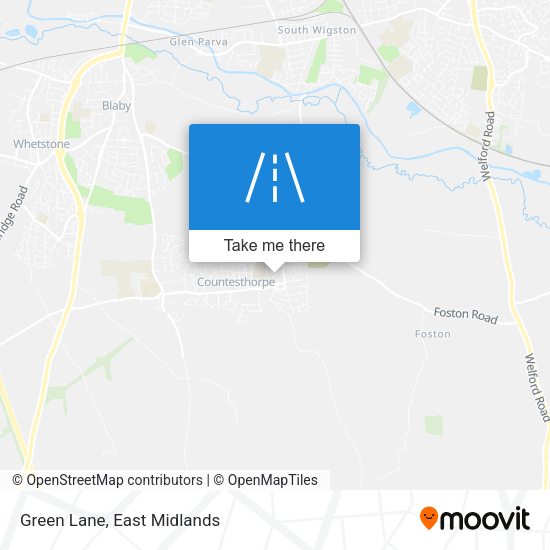 Green Lane map