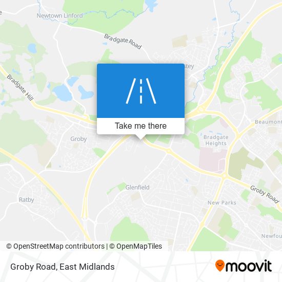 Groby Road map