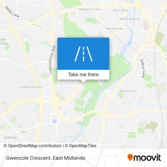 Gwencole Crescent map
