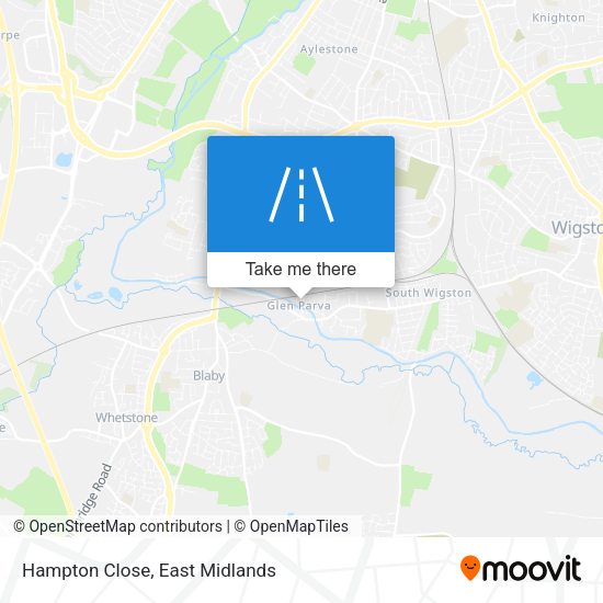 Hampton Close map