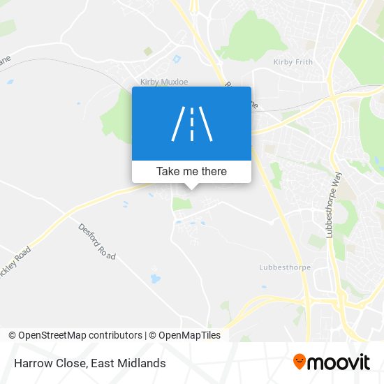 Harrow Close map