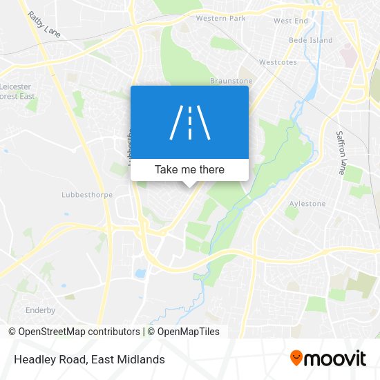 Headley Road map