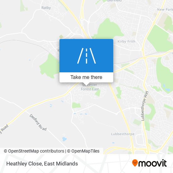 Heathley Close map