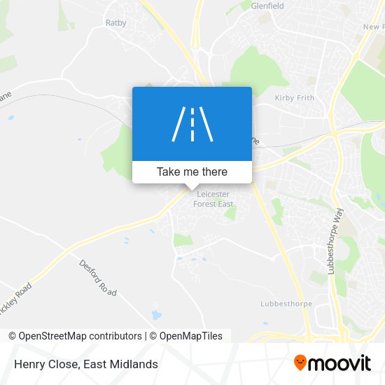 Henry Close map