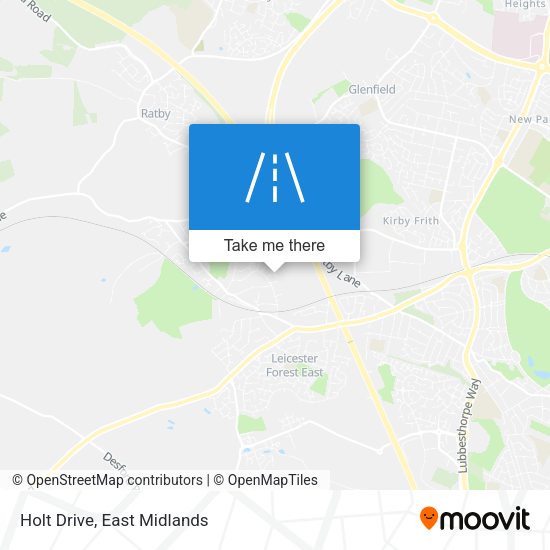 Holt Drive map