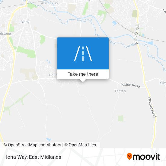 Iona Way map