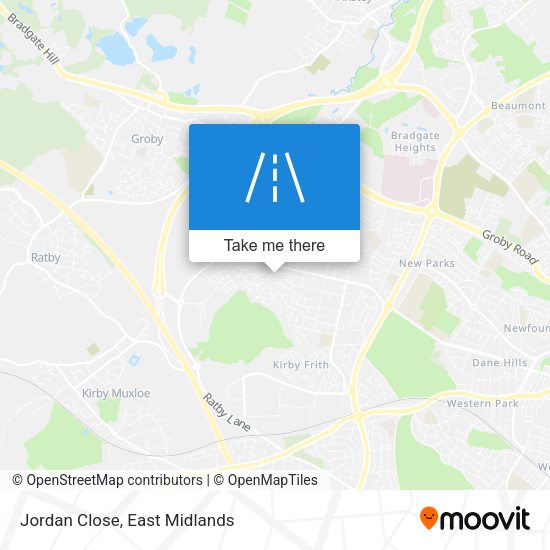 Jordan Close map
