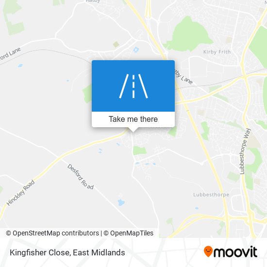 Kingfisher Close map