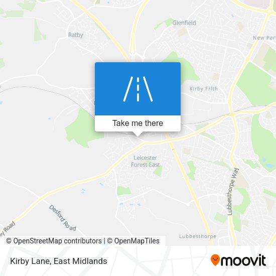 Kirby Lane map