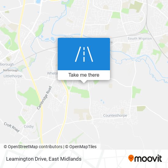 Leamington Drive map