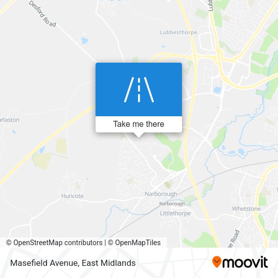 Masefield Avenue map
