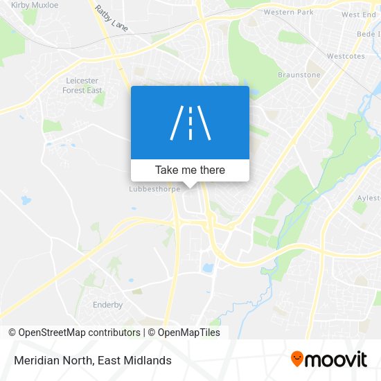 Meridian North map
