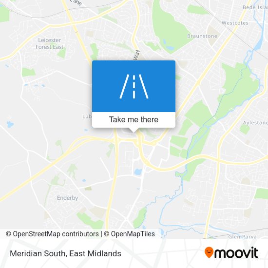 Meridian South map