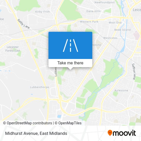 Midhurst Avenue map