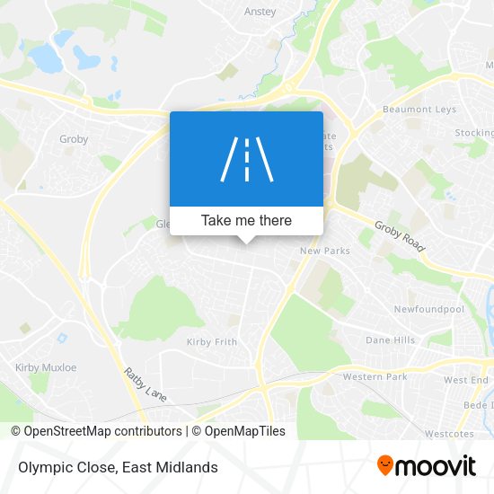 Olympic Close map