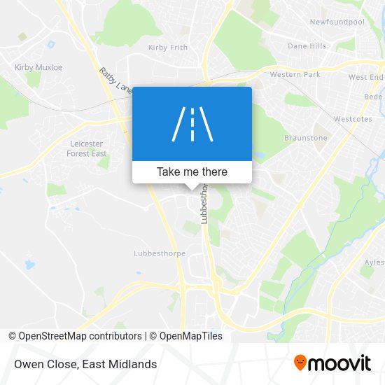 Owen Close map