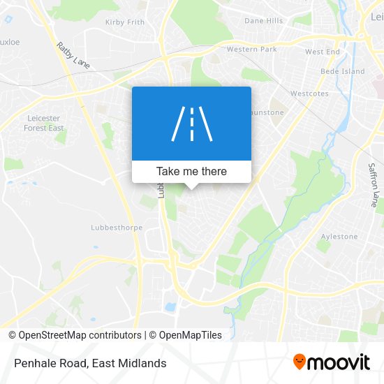 Penhale Road map