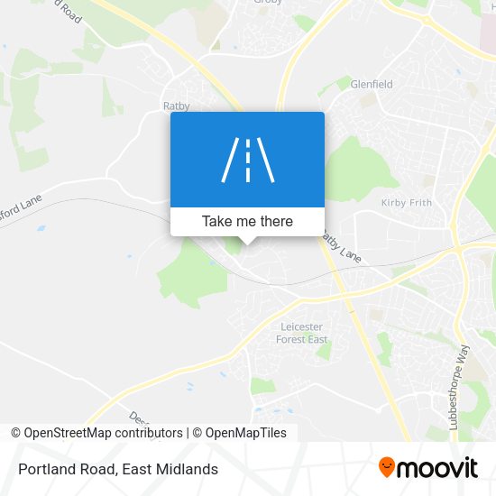 Portland Road map