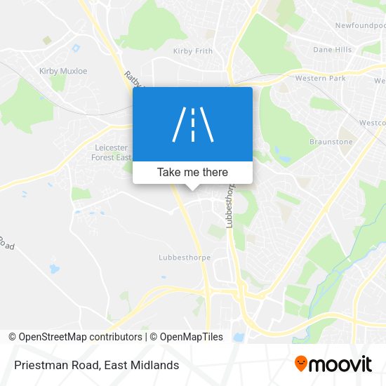 Priestman Road map
