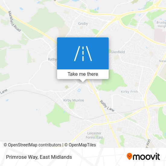 Primrose Way map