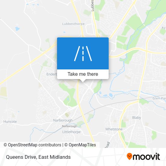 Queens Drive map