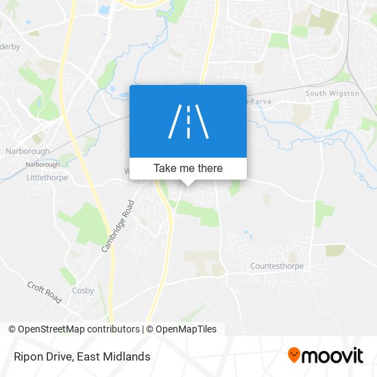 Ripon Drive map