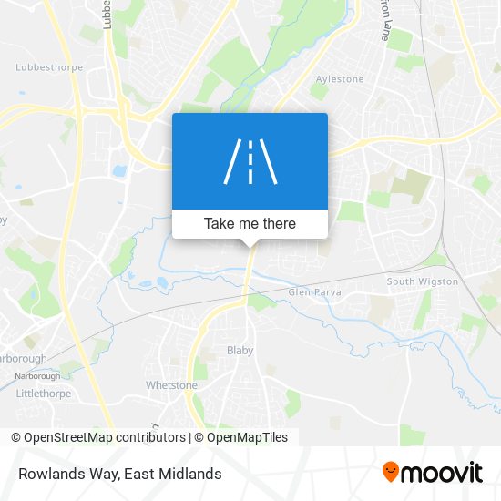 Rowlands Way map