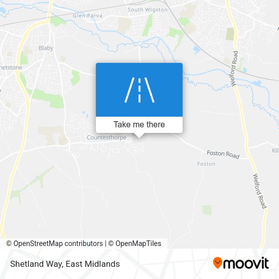 Shetland Way map