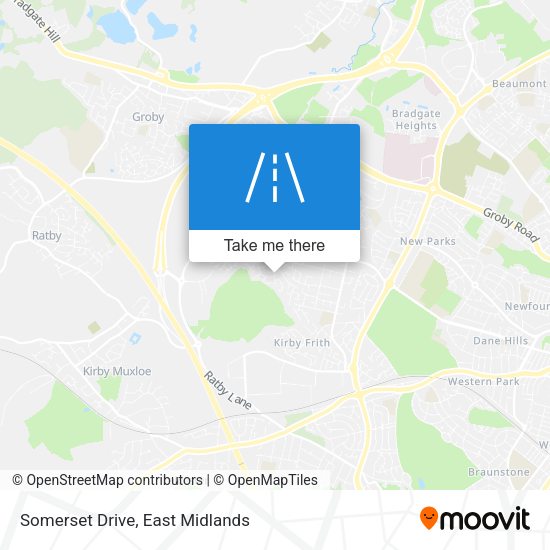 Somerset Drive map