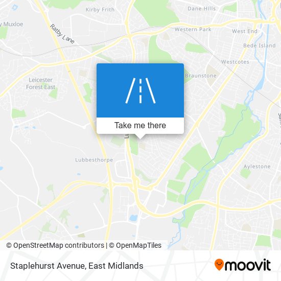 Staplehurst Avenue map