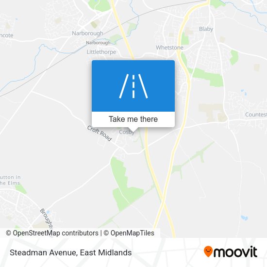 Steadman Avenue map