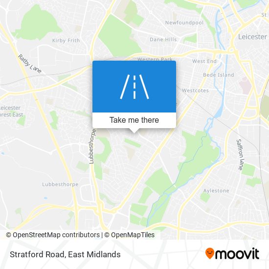 Stratford Road map