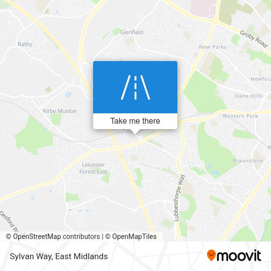 Sylvan Way map
